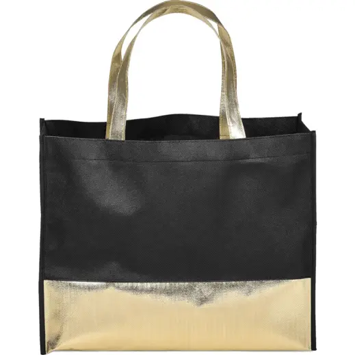Burlesque Non-Woven Shopper Gold
